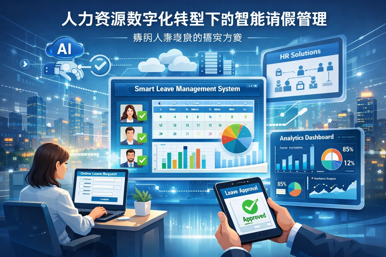 人力资源数字化转型下的智能请假管理:集团人事系统的解决方案