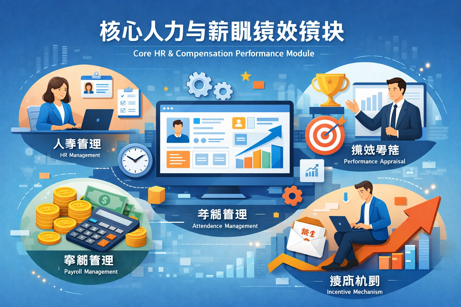 核心人力与薪酬绩效模块