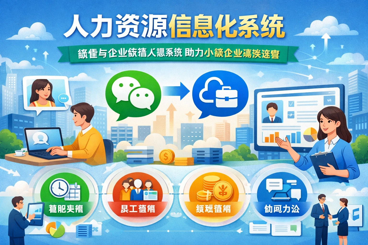 人力资源信息化系统：微信与企业微信人事系统如何助力小微企业高效运营