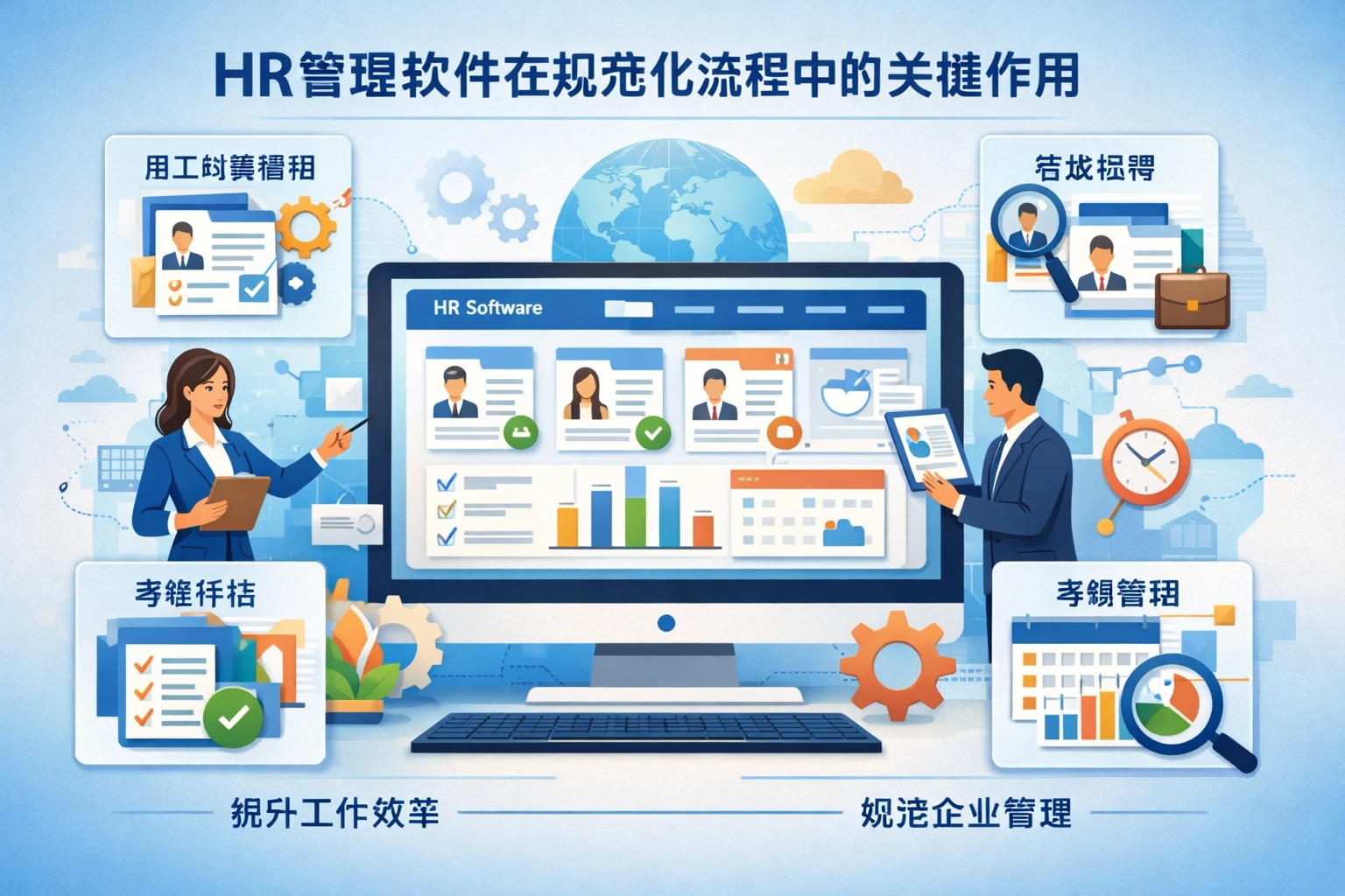 HR管理软件在规范化流程中的关键作用