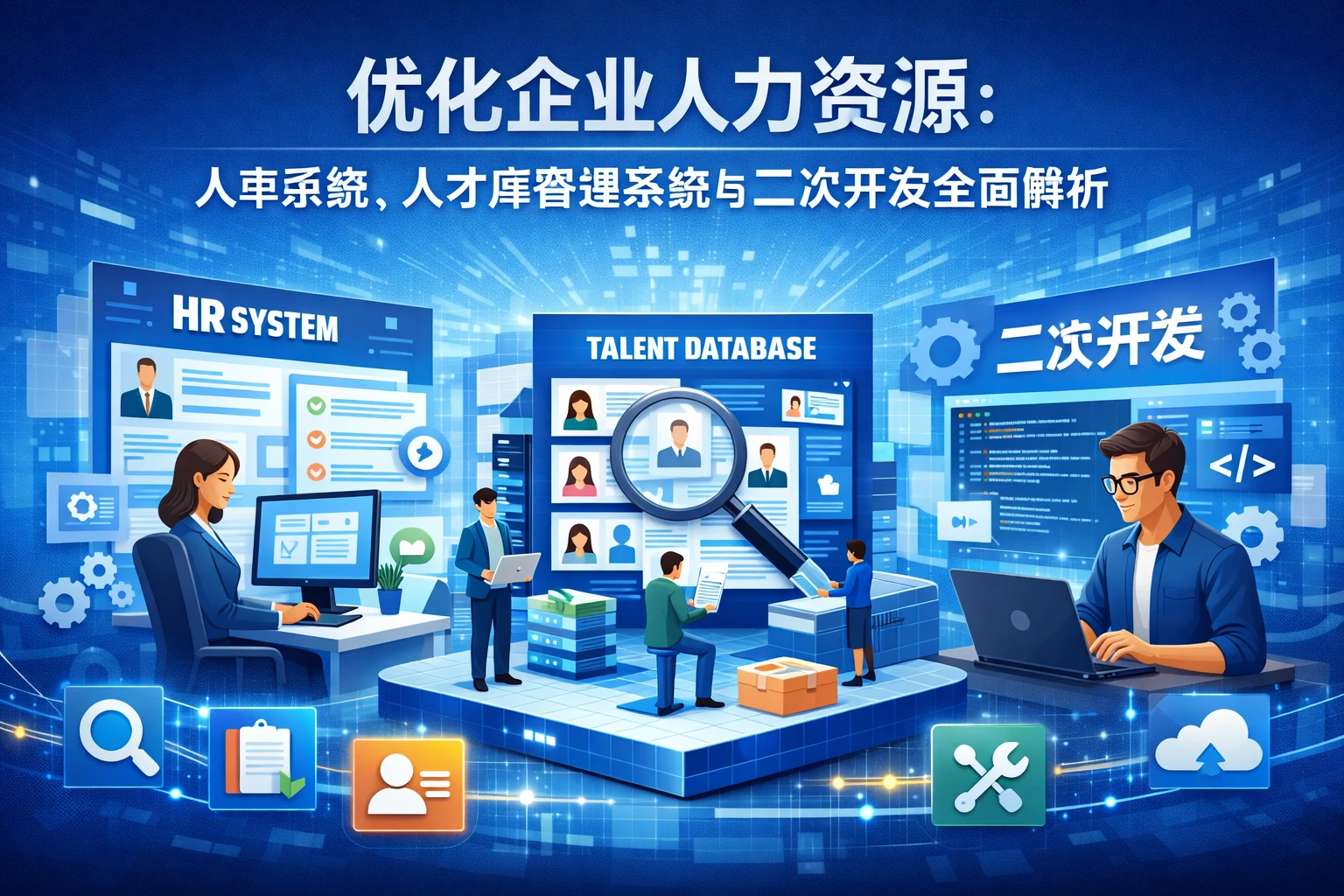 优化企业人力资源：人事系统、人才库管理系统与二次开发全面解析