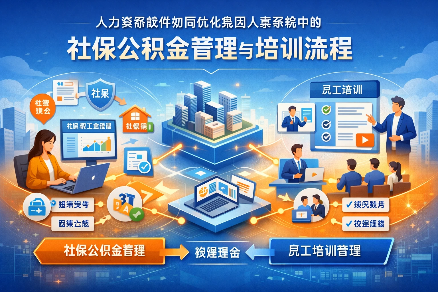 人力资源软件如何优化集团人事系统中的社保公积金管理与培训流程