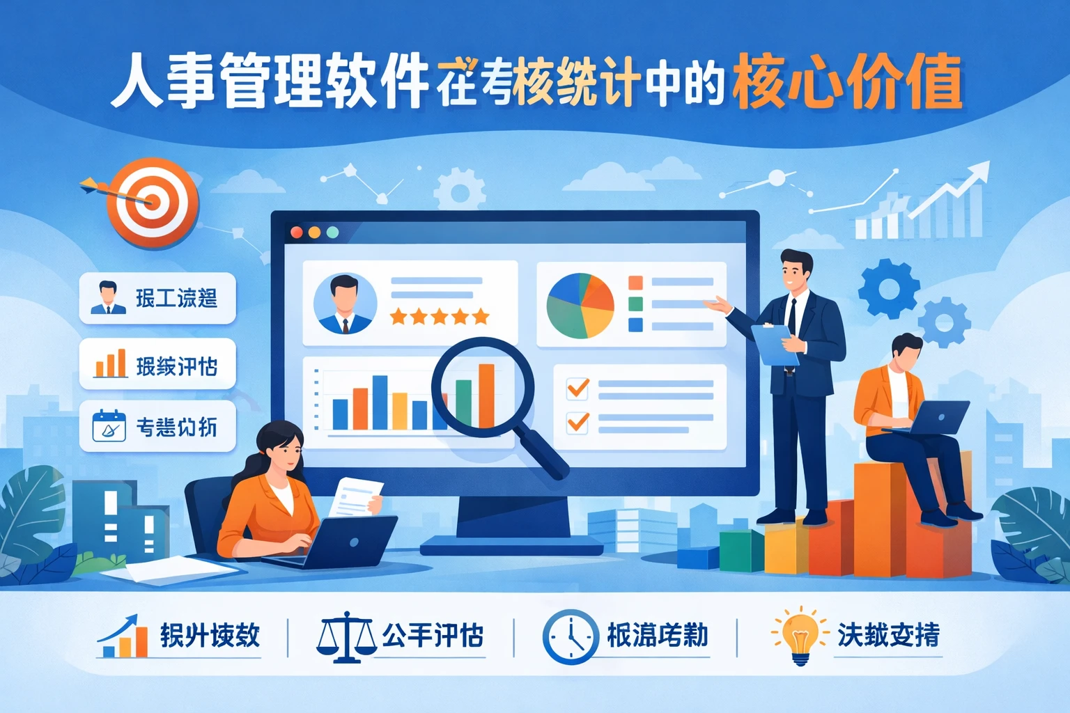 人事管理软件在考核统计中的核心价值