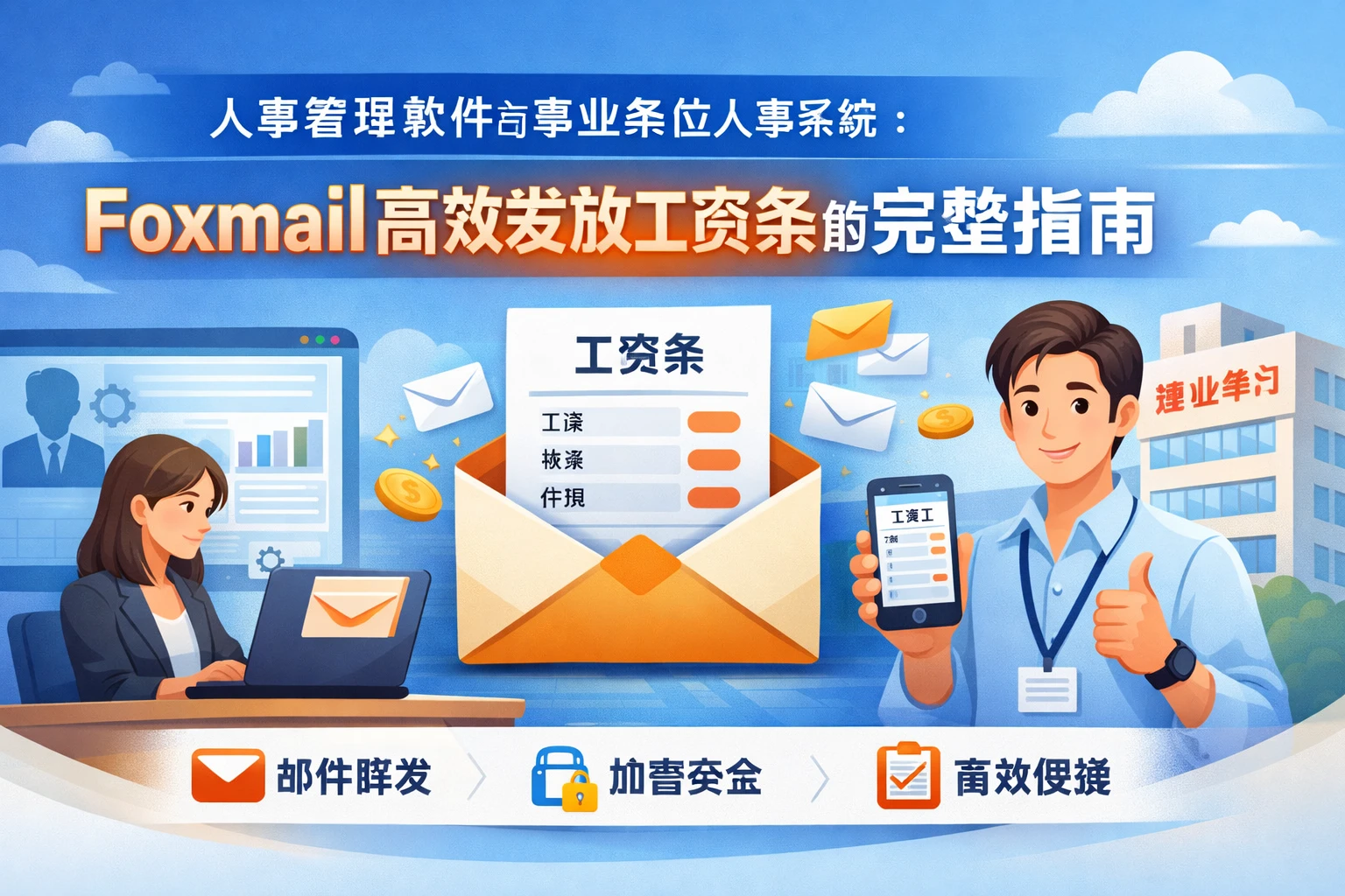 人事管理软件与事业单位人事系统：Foxmail高效发放工资条的完整指南