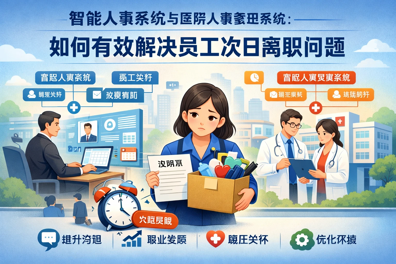 智能人事系统与医院人事管理系统：如何有效解决员工次日离职问题