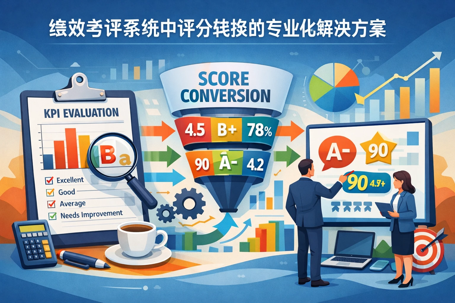 绩效考评系统中评分转换的专业化解决方案