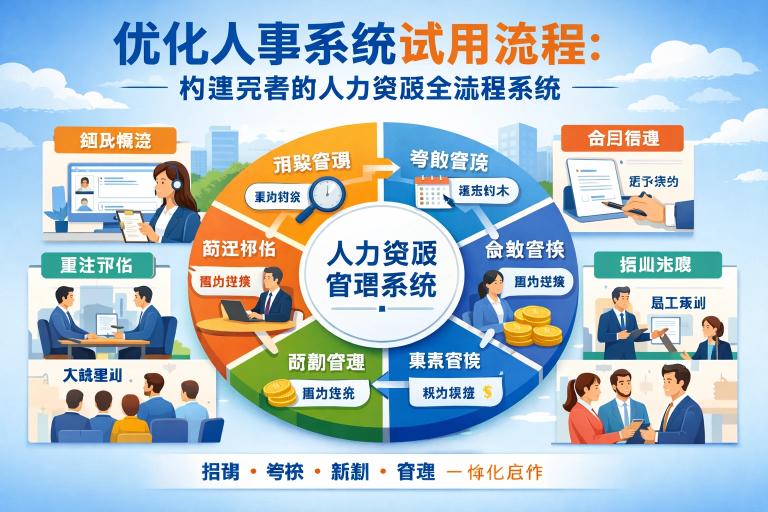 优化人事系统试用流程：构建完善的人力资源全流程系统