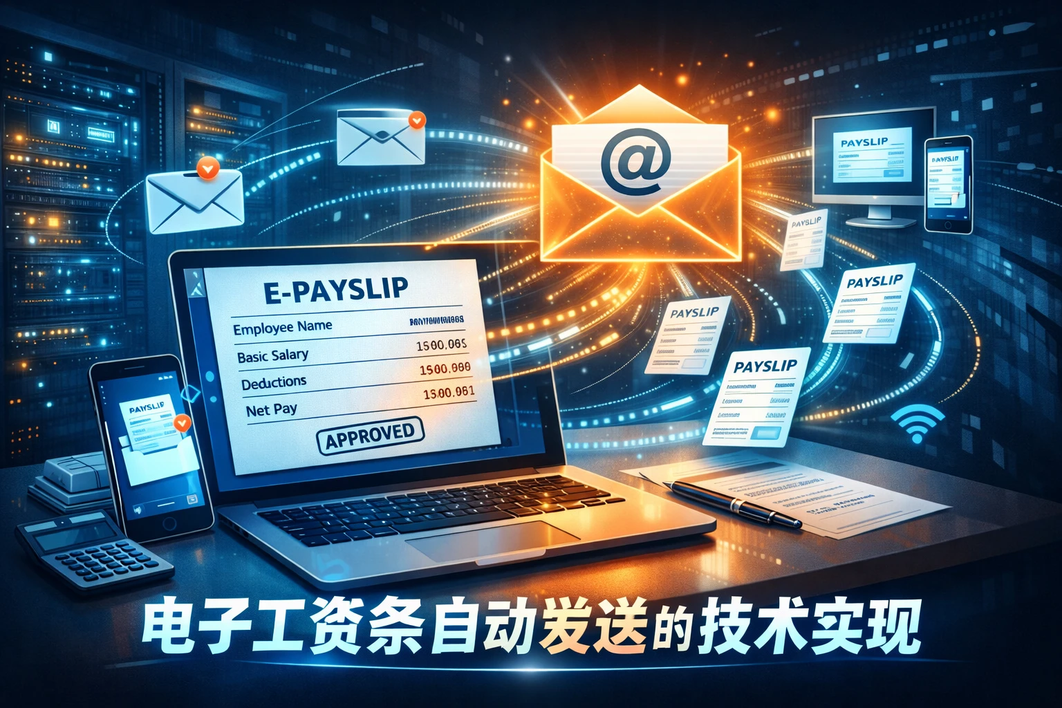 电子工资条自动发送的技术实现