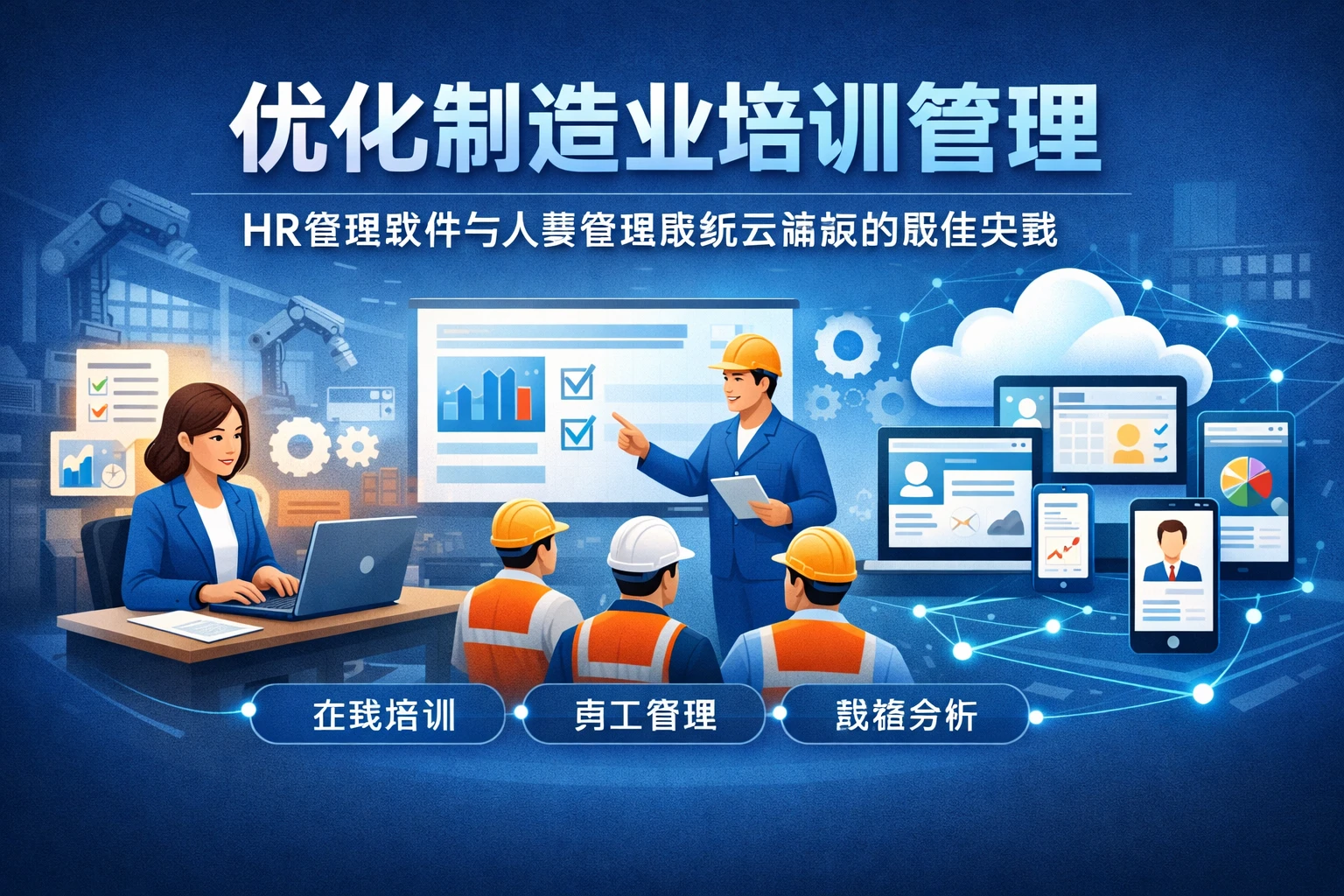 优化制造业培训管理：HR管理软件与人事管理系统云端版的最佳实践