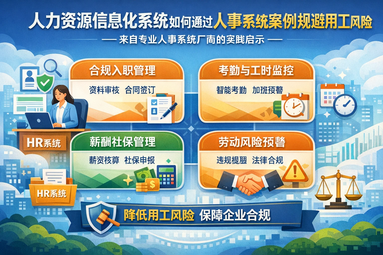人力资源信息化系统如何通过人事系统案例规避用工风险——来自专业人事系统厂商的实践启示