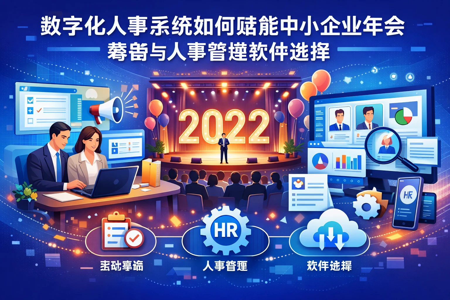 数字化人事系统如何赋能中小企业年会筹备与人事管理软件选择