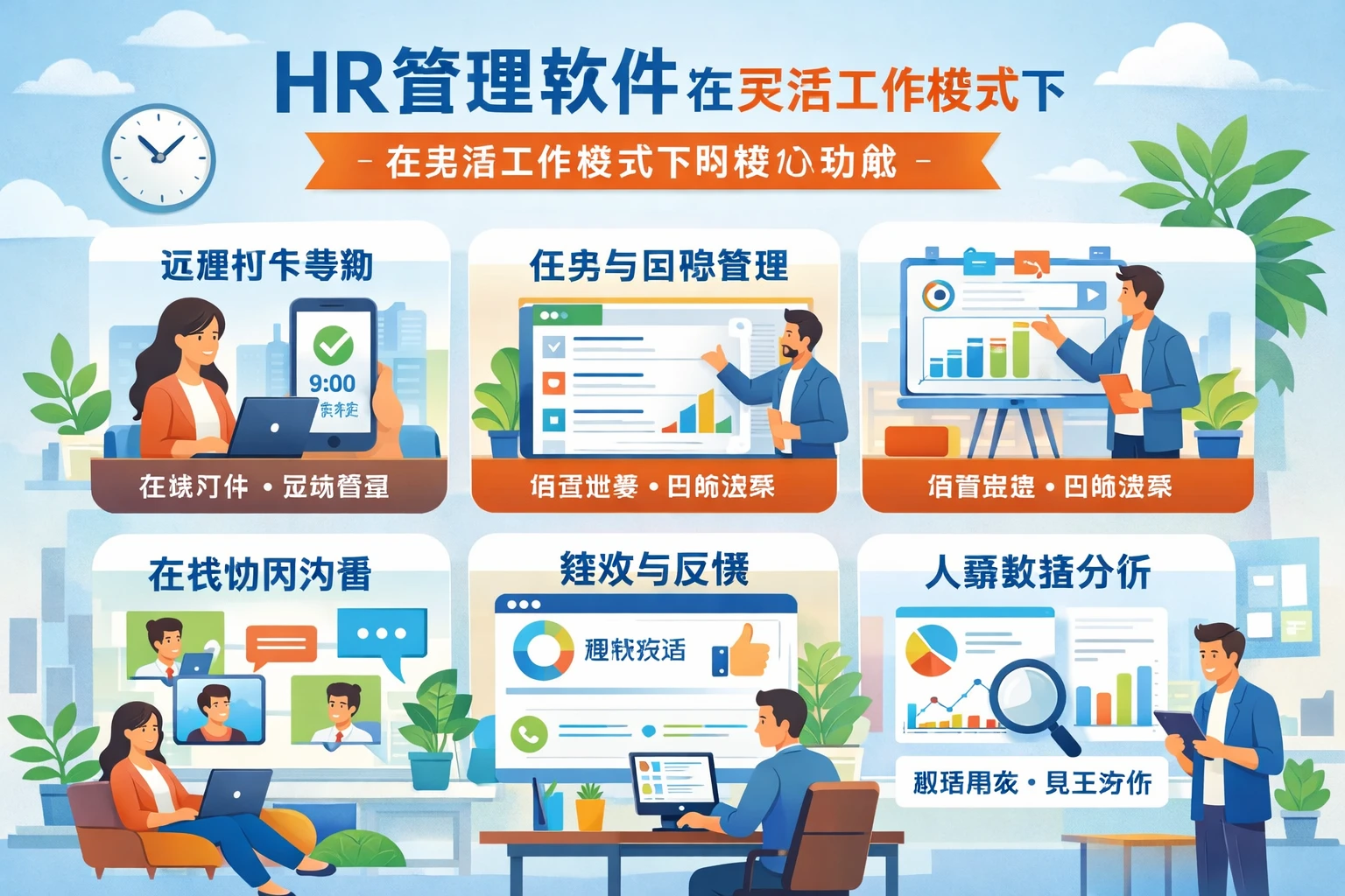 HR管理软件在灵活工作模式下的核心功能