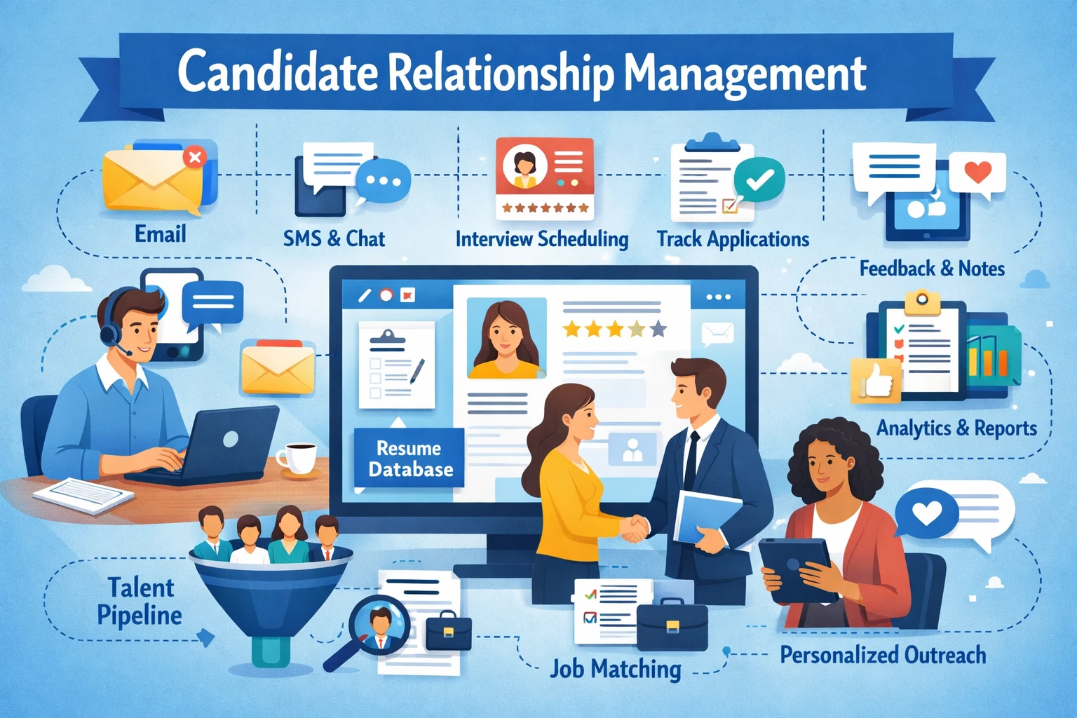 候选人关系管理功能