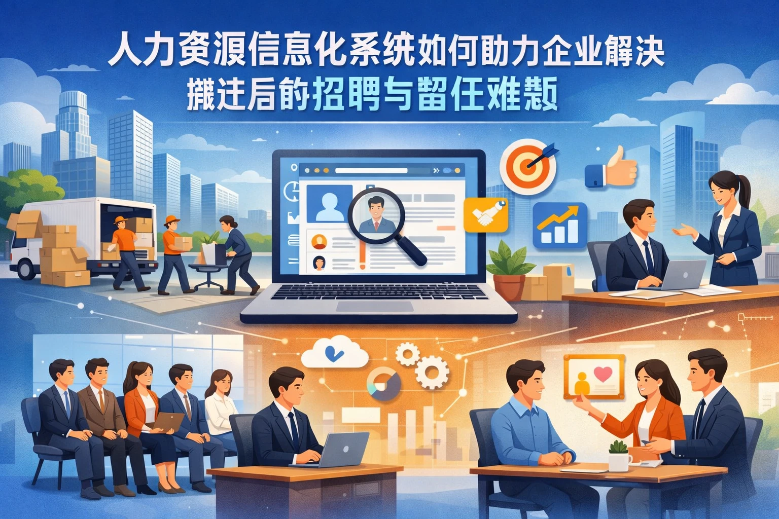 人力资源信息化系统如何助力企业解决搬迁后的招聘与留任难题