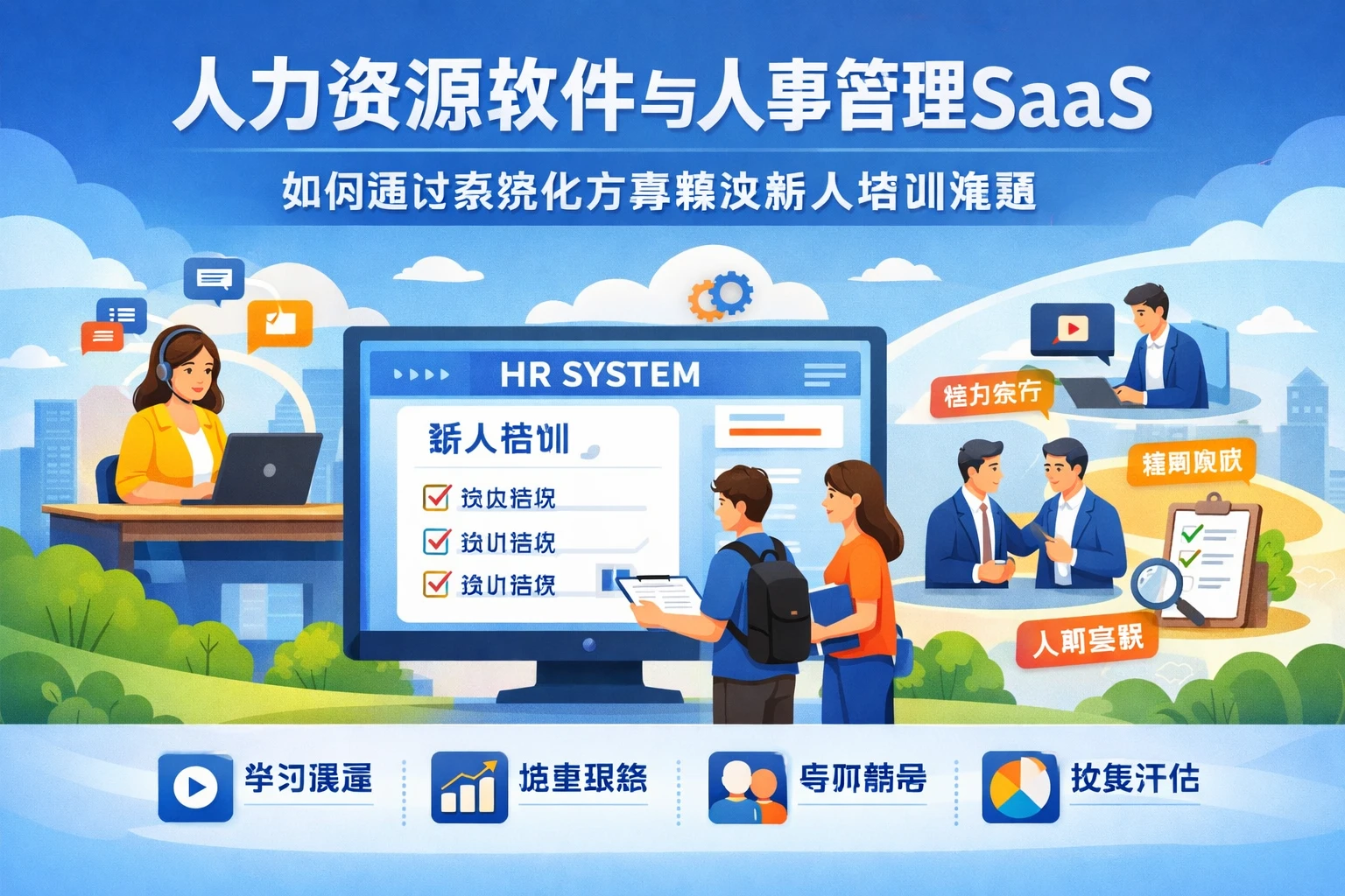 人力资源软件与人事管理SaaS：如何通过系统化方案解决新人培训难题