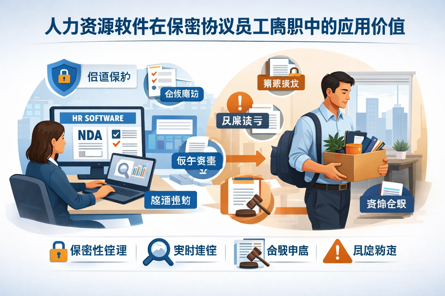 人力资源软件在保密协议员工离职中的应用价值