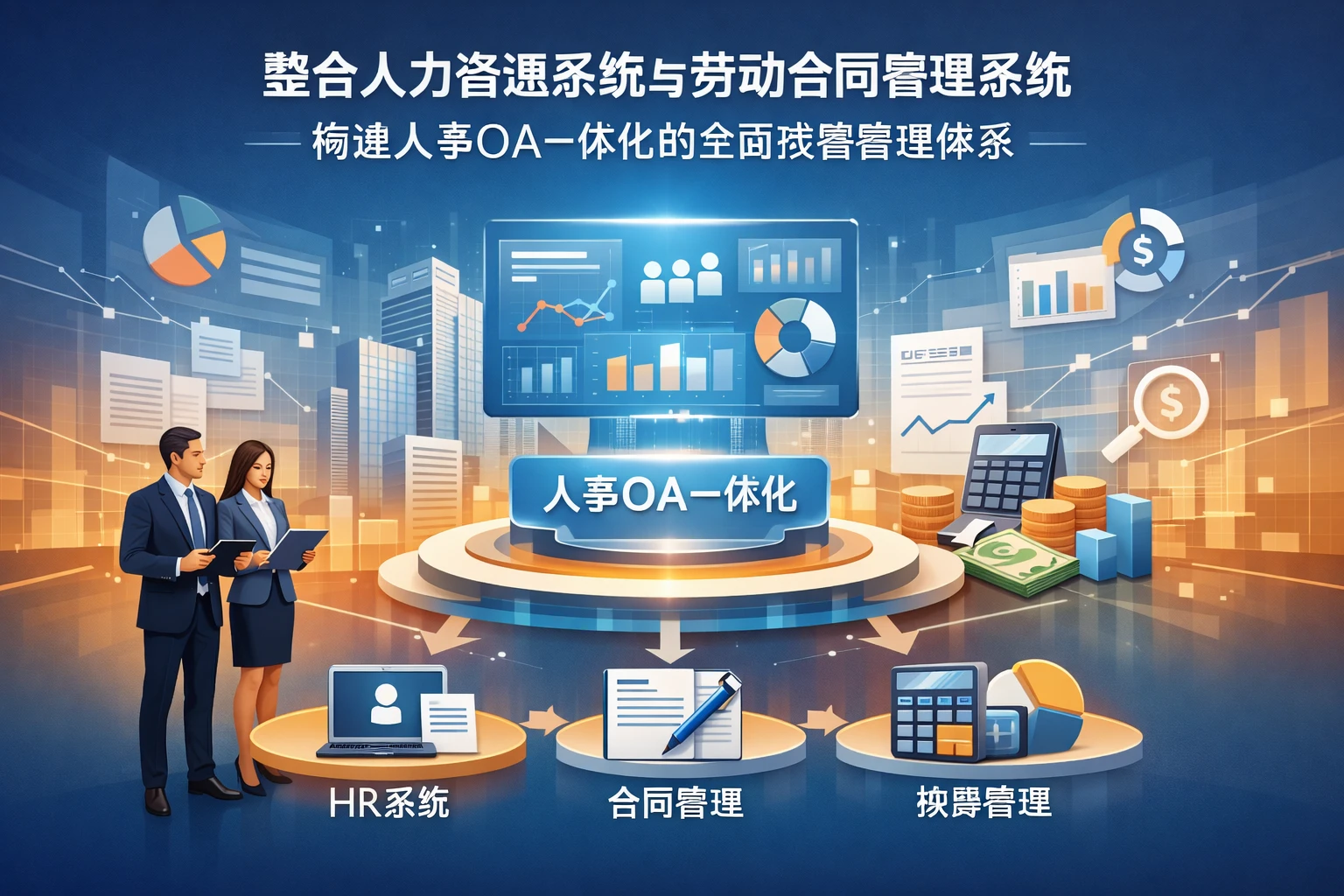 整合人力资源系统与劳动合同管理系统:构建人事OA一体化的全面预算管理体系