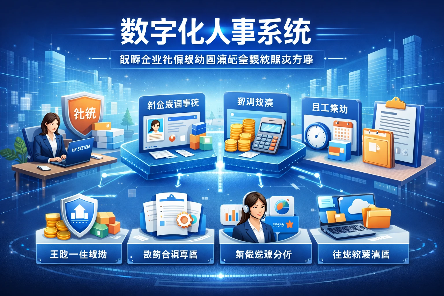 数字化人事系统：破解企业社保缴纳困境的全模块解决方案