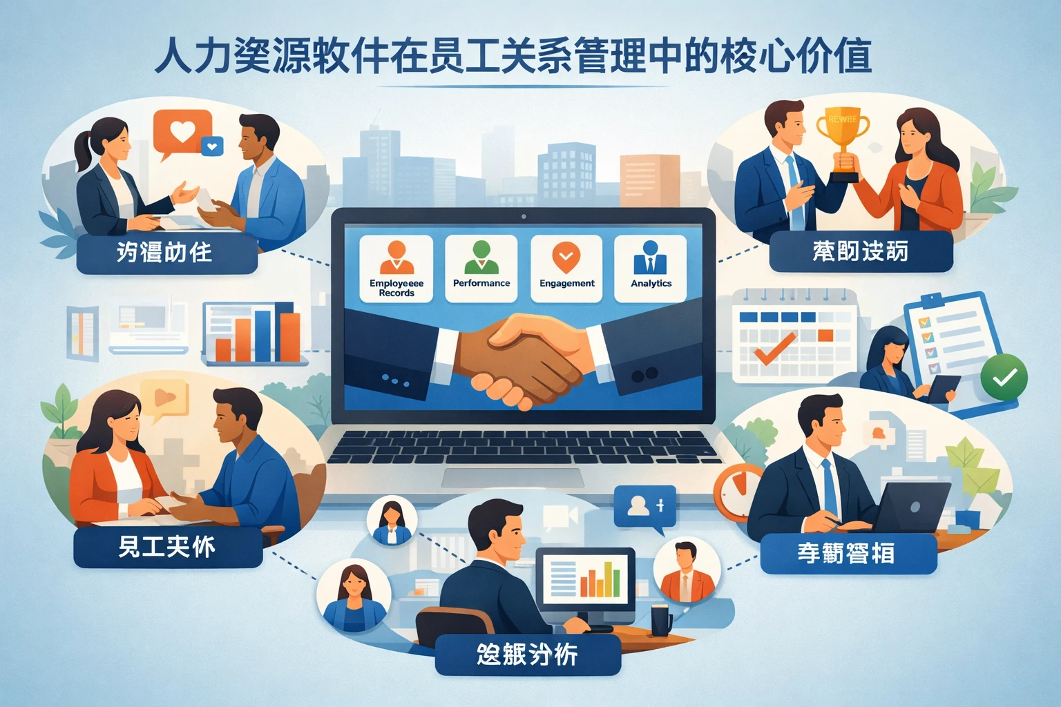 人力资源软件在员工关系管理中的核心价值