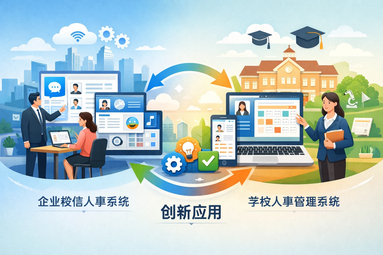 企业微信人事系统与学校人事管理系统在现代组织中的创新应用