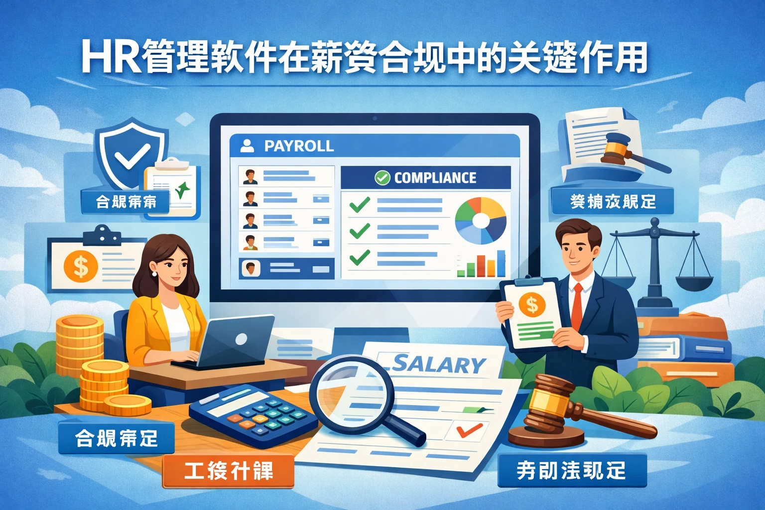 HR管理软件在薪资合规中的关键作用