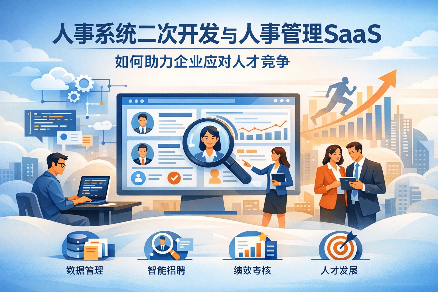 人事系统二次开发与人事管理SaaS如何助力企业应对人才竞争