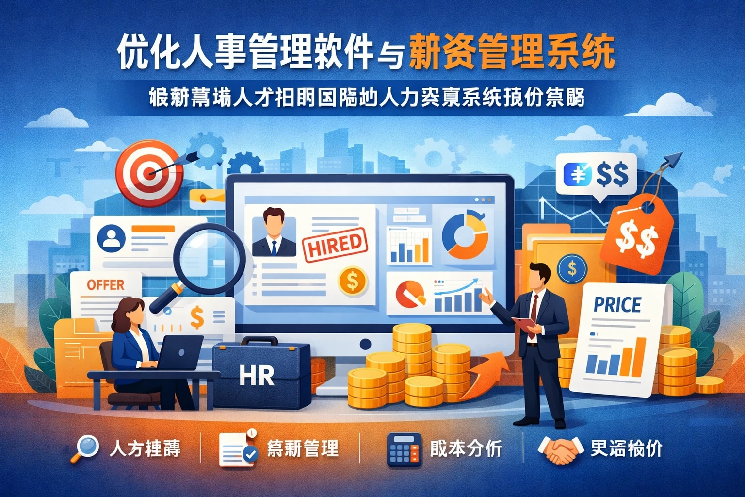 优化人事管理软件与薪资管理系统：破解高端人才招聘困局的人力资源系统报价策略