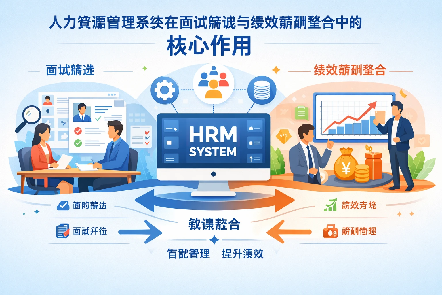 人力资源管理系统在面试筛选与绩效薪酬整合中的核心作用