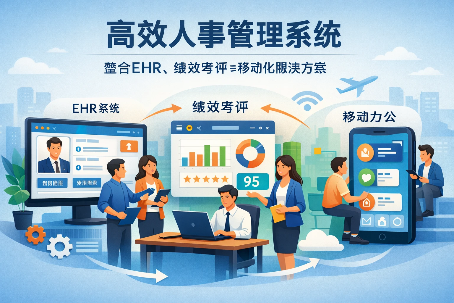 高效人事管理系统：整合EHR、绩效考评与移动化解决方案