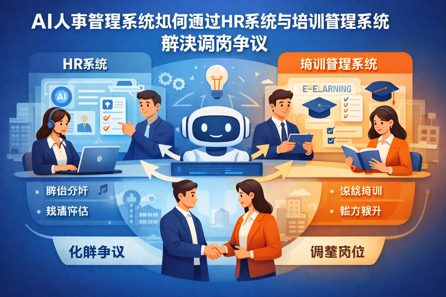 AI人事管理系统如何通过HR系统与培训管理系统解决调岗争议