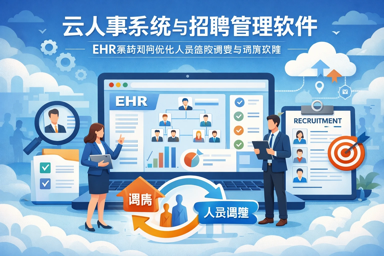 云人事系统与招聘管理软件：EHR系统如何优化人员结构调整与调岗流程