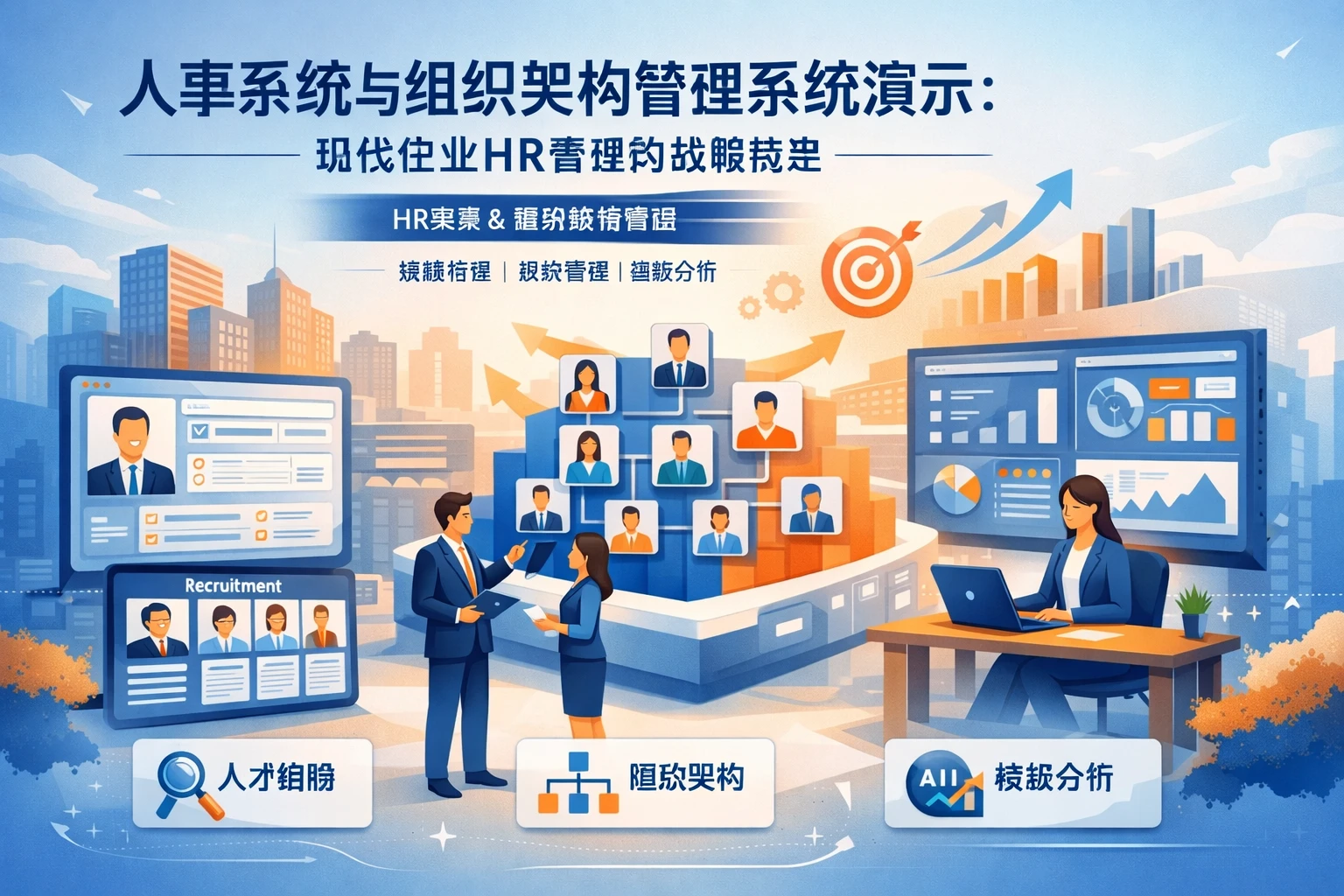 人事系统与组织架构管理系统演示：现代企业HR管理的战略转型
