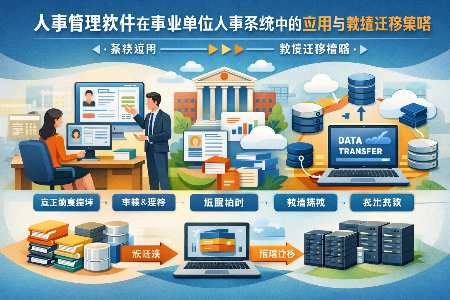 人事管理软件在事业单位人事系统中的应用与数据迁移策略