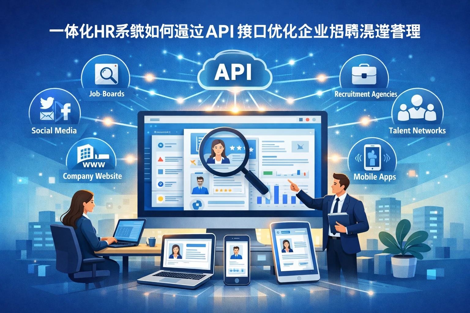 一体化HR系统如何通过API接口优化企业招聘渠道管理