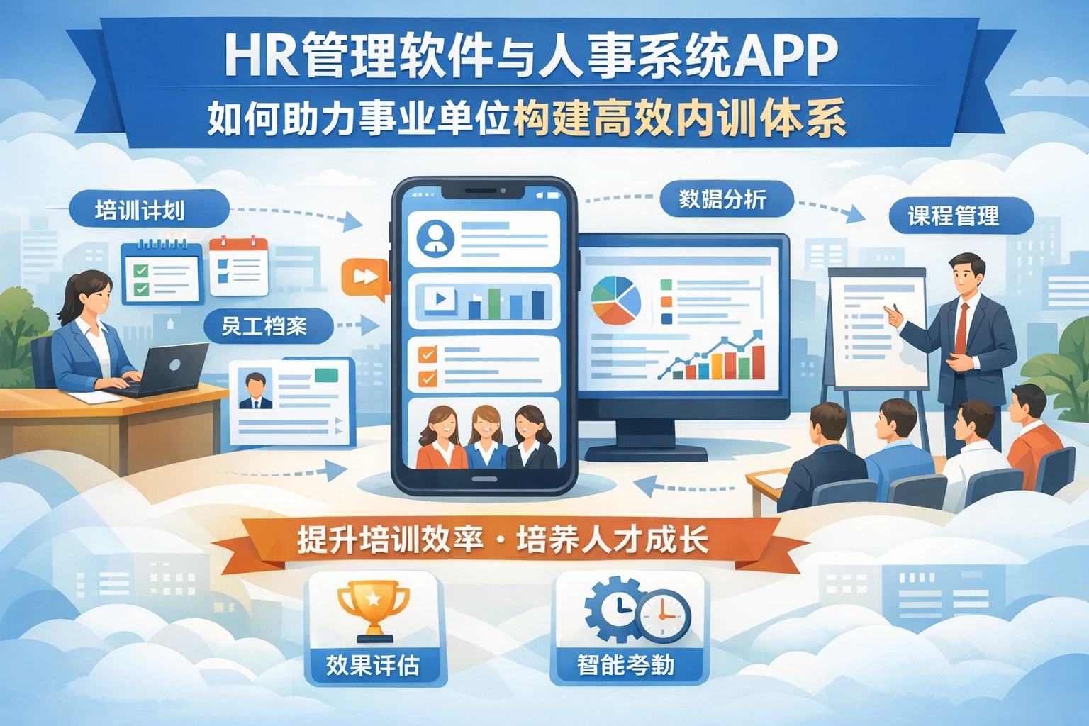 HR管理软件与人事系统APP如何助力事业单位构建高效内训体系