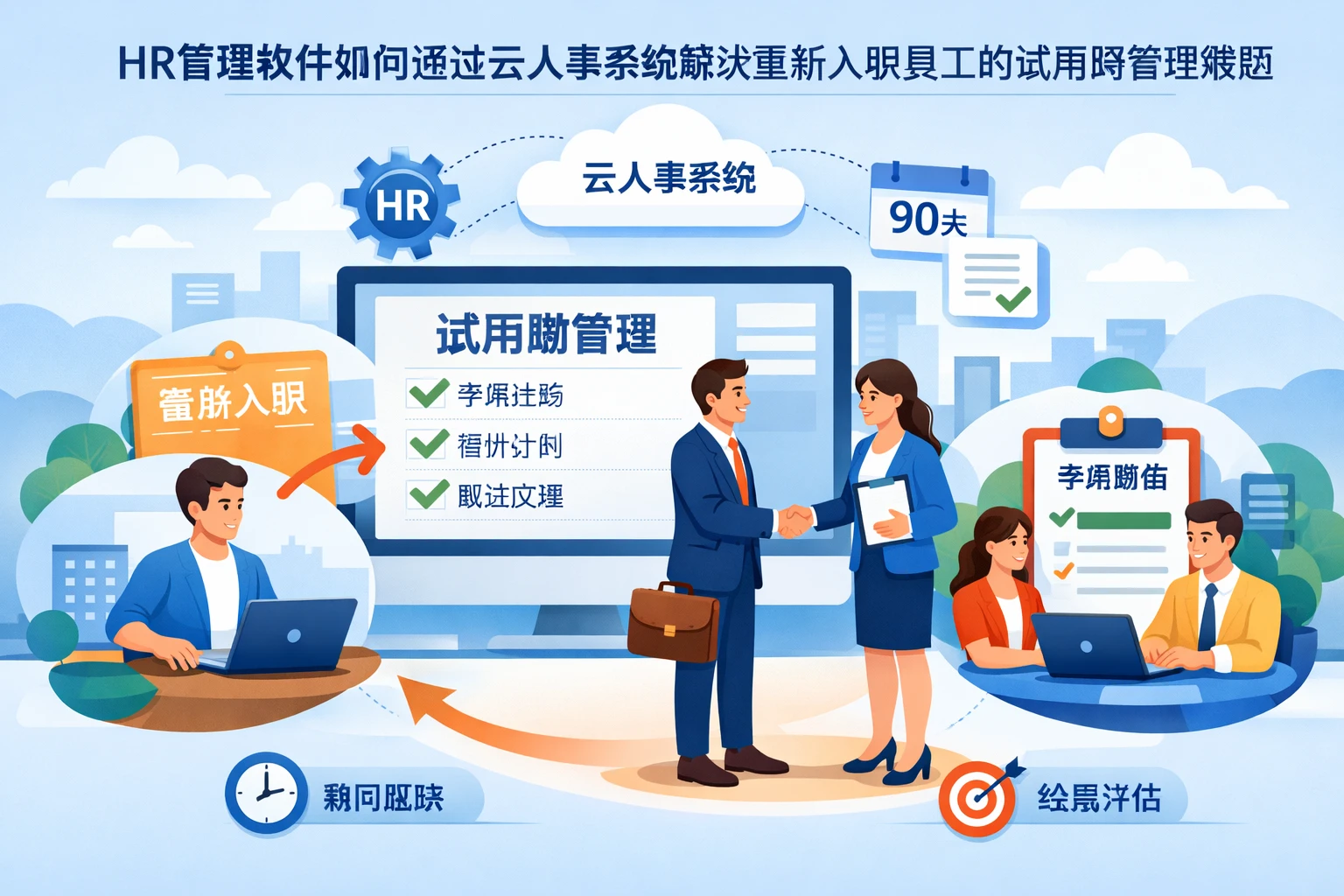 HR管理软件如何通过云人事系统解决重新入职员工的试用期管理难题