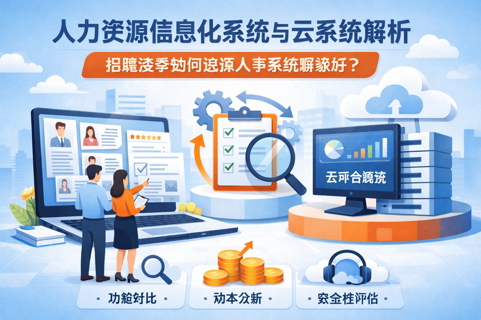 人力资源信息化系统与云系统解析：招聘淡季如何选择人事系统哪家好