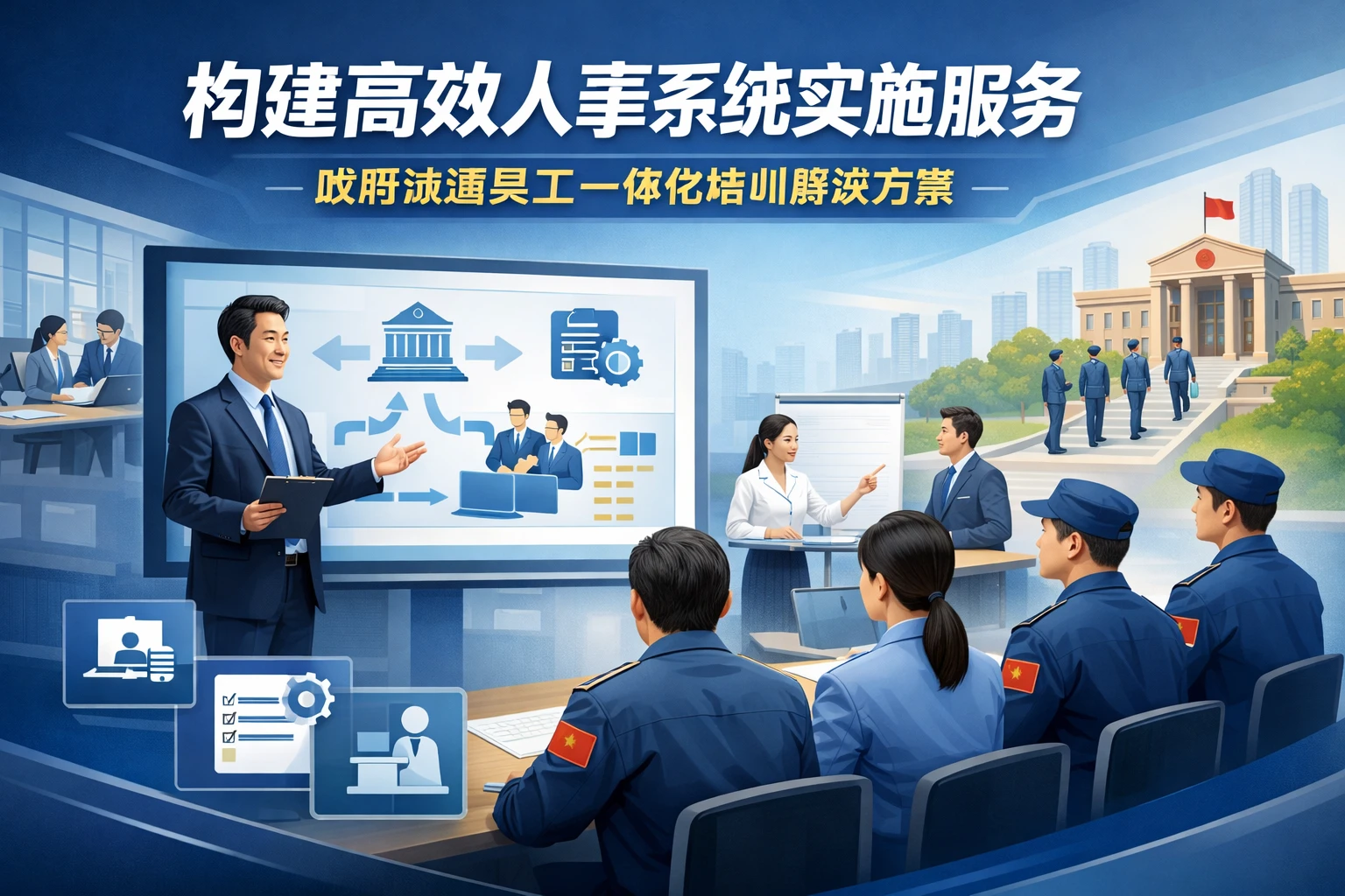 构建高效人事系统实施服务：政府派遣员工一体化培训解决方案