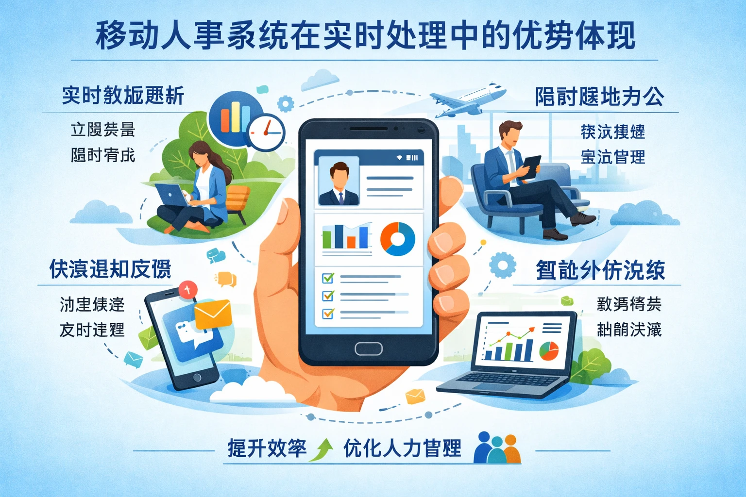 移动人事系统在实时处理中的优势体现