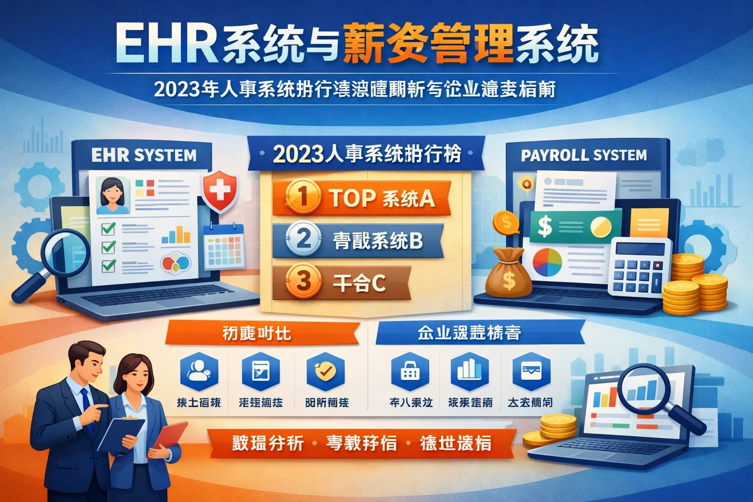 ehr系统与薪资管理系统：2023年人事系统排行榜深度解析与企业选型指南