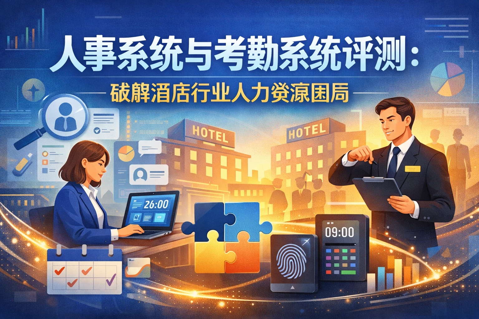 人事系统与考勤系统评测：破解酒店行业人力资源困局
