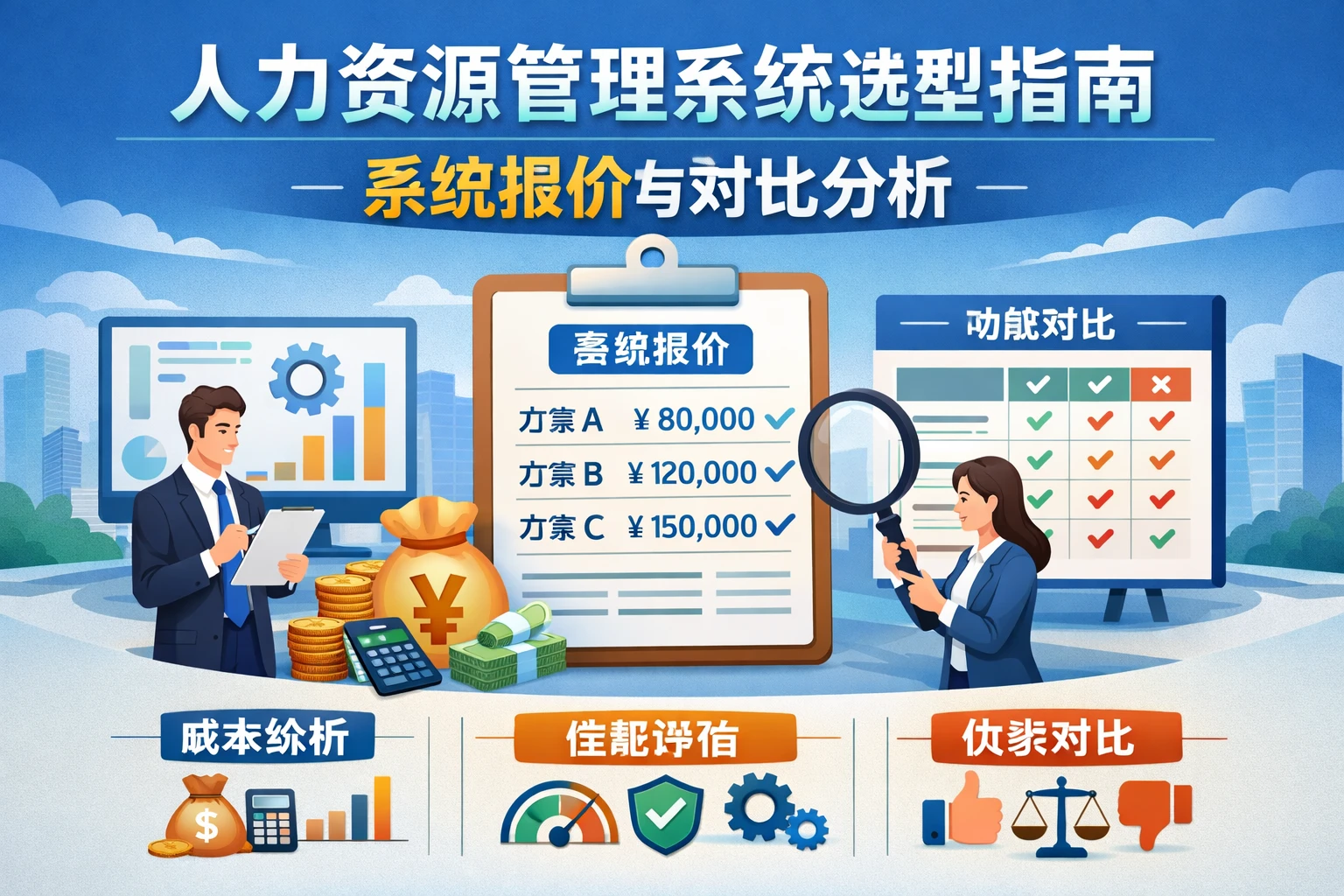 人力资源管理系统选型指南：系统报价与对比分析