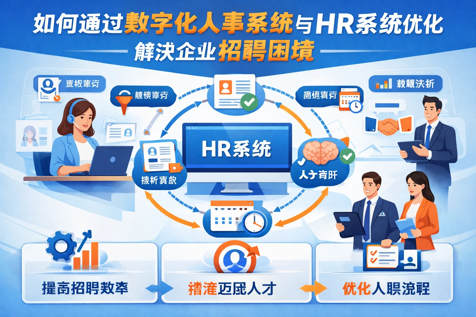 如何通过数字化人事系统与HR系统优化解决企业招聘困境
