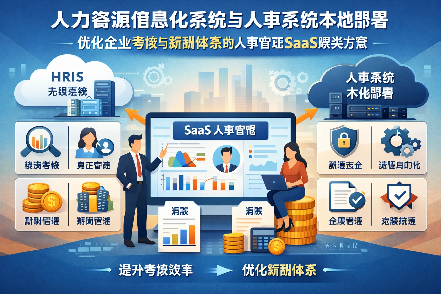 人力资源信息化系统与人事系统本地部署：优化企业考核与薪酬体系的人事管理SaaS解决方案