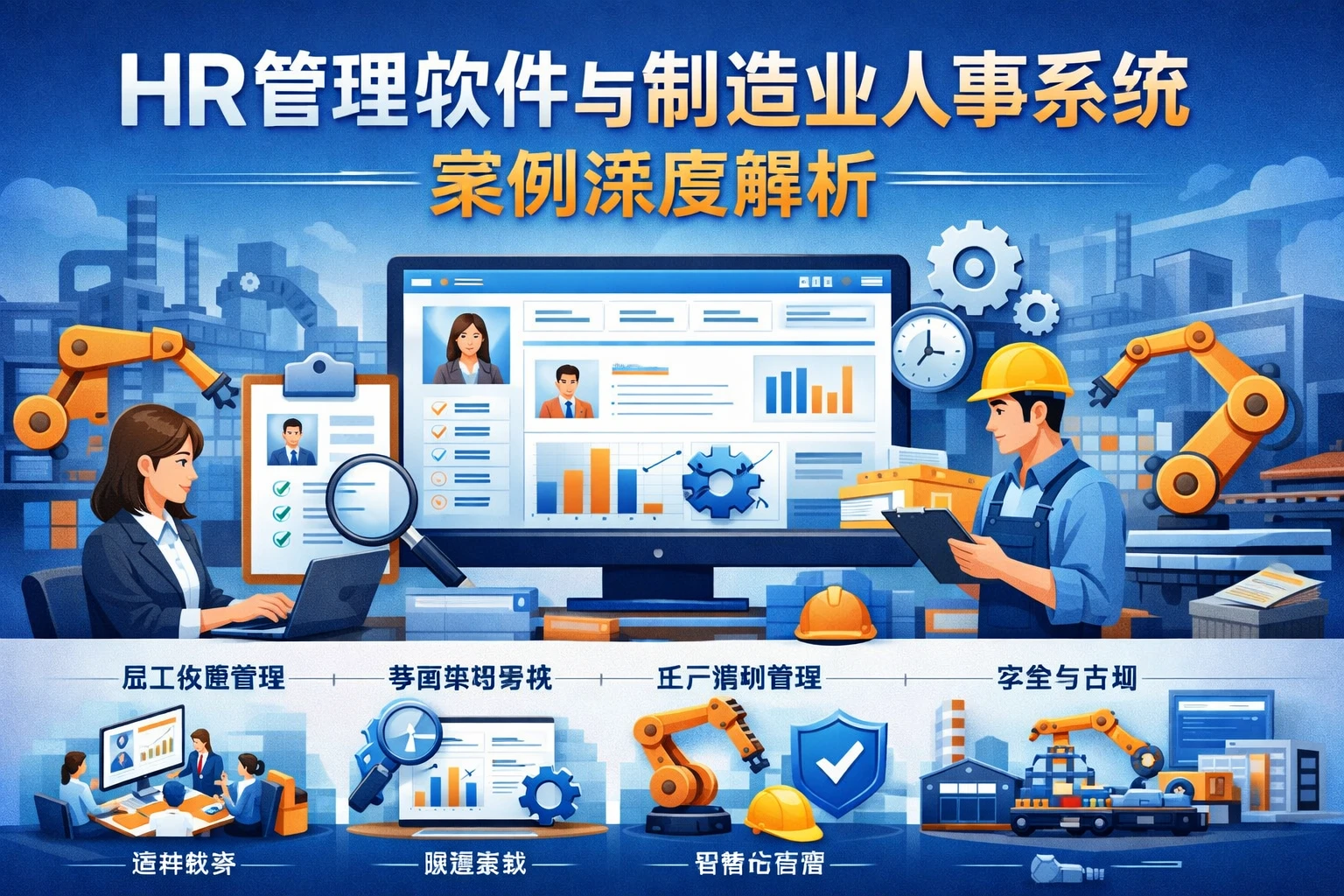 HR管理软件与制造业人事系统案例深度解析