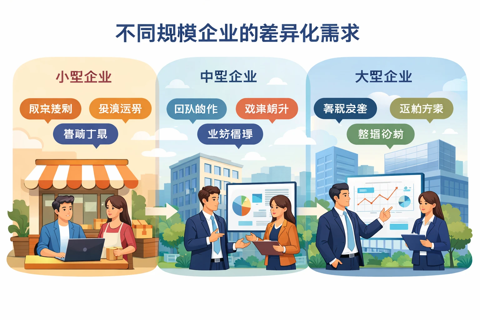 不同规模企业的差异化需求