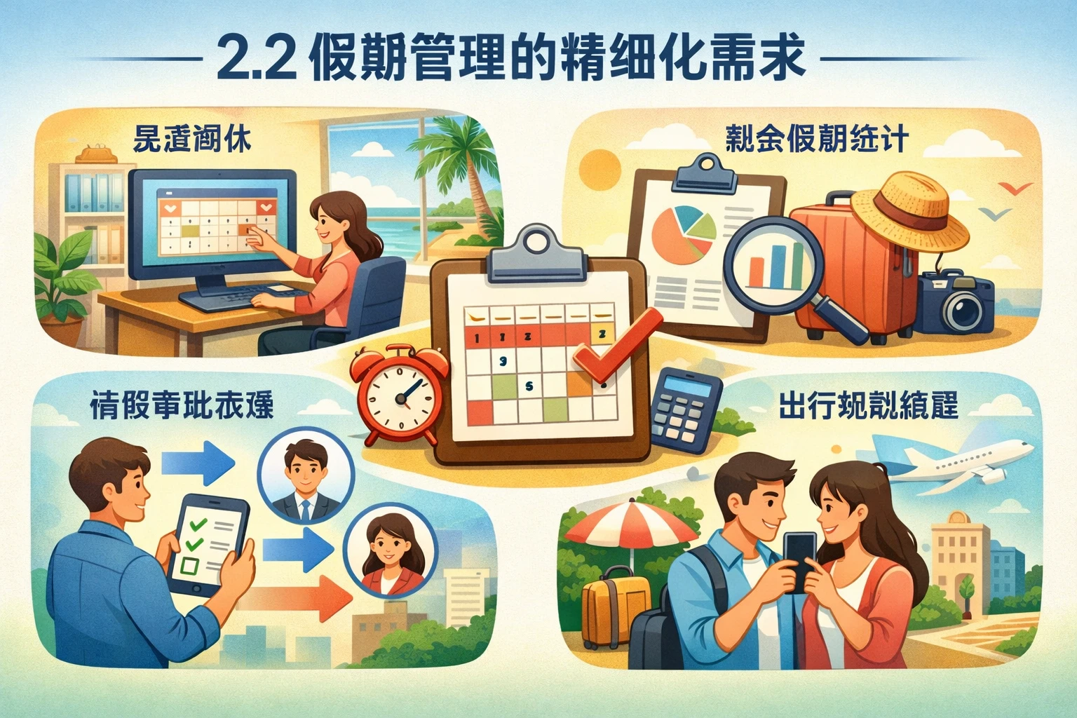 2.2 假期管理的精细化需求