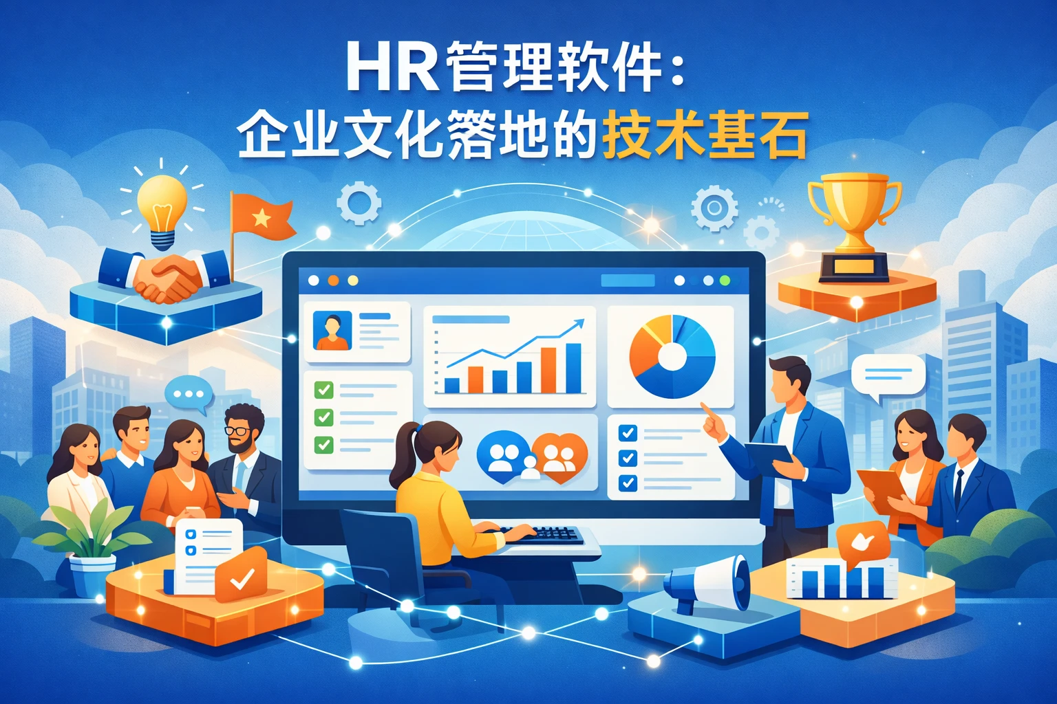 HR管理软件：企业文化落地的技术基石