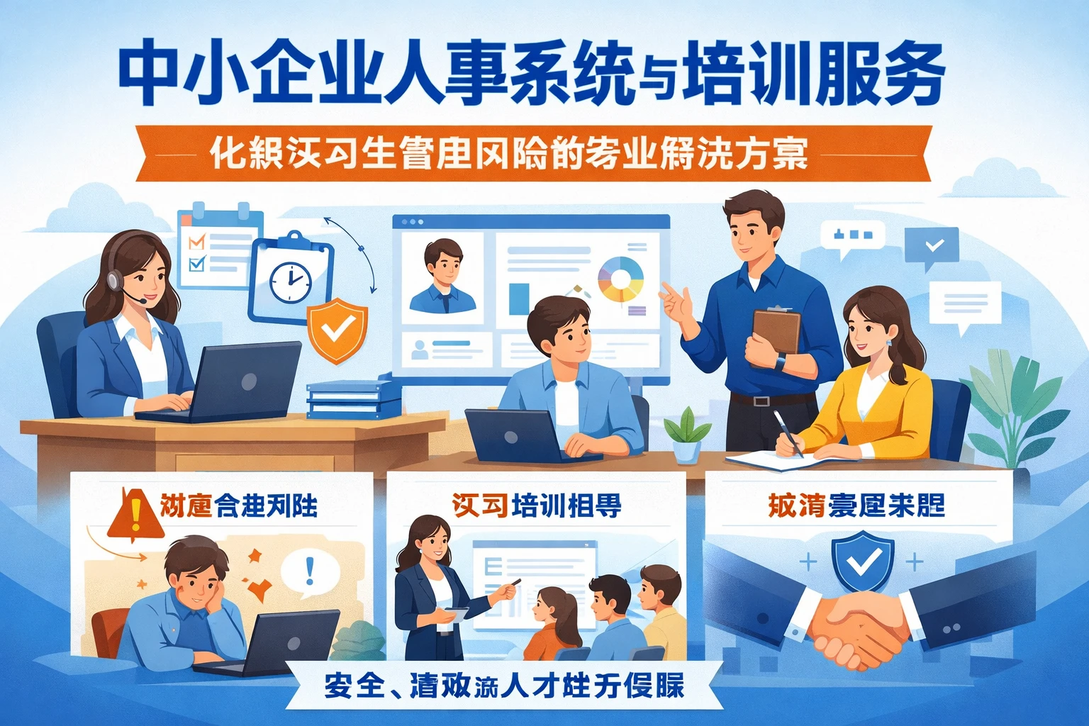 中小企业人事系统与培训服务：化解实习生管理风险的专业解决方案