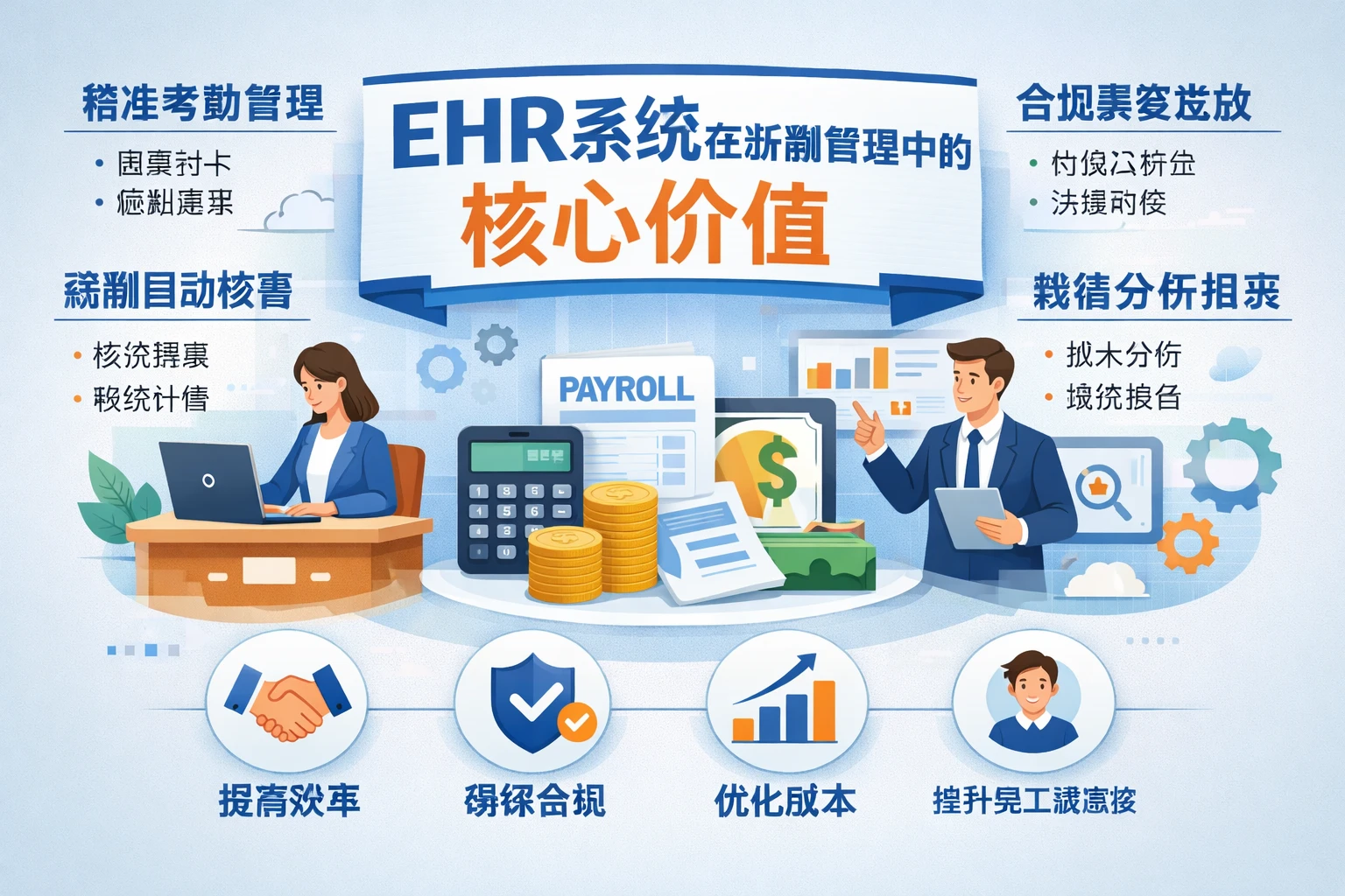 EHR系统在薪酬管理中的核心价值